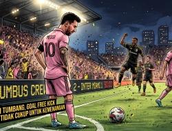 Hasil Inter Miami vs Columbus 2-1: Free Kick Messi Tak Cukup, Miami Tumbang