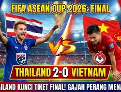 Thailand vs Vietnam di FIFA ASEAN Cup 2026: Gajah Perang Menang 2-0 dan Kunci Tiket Final