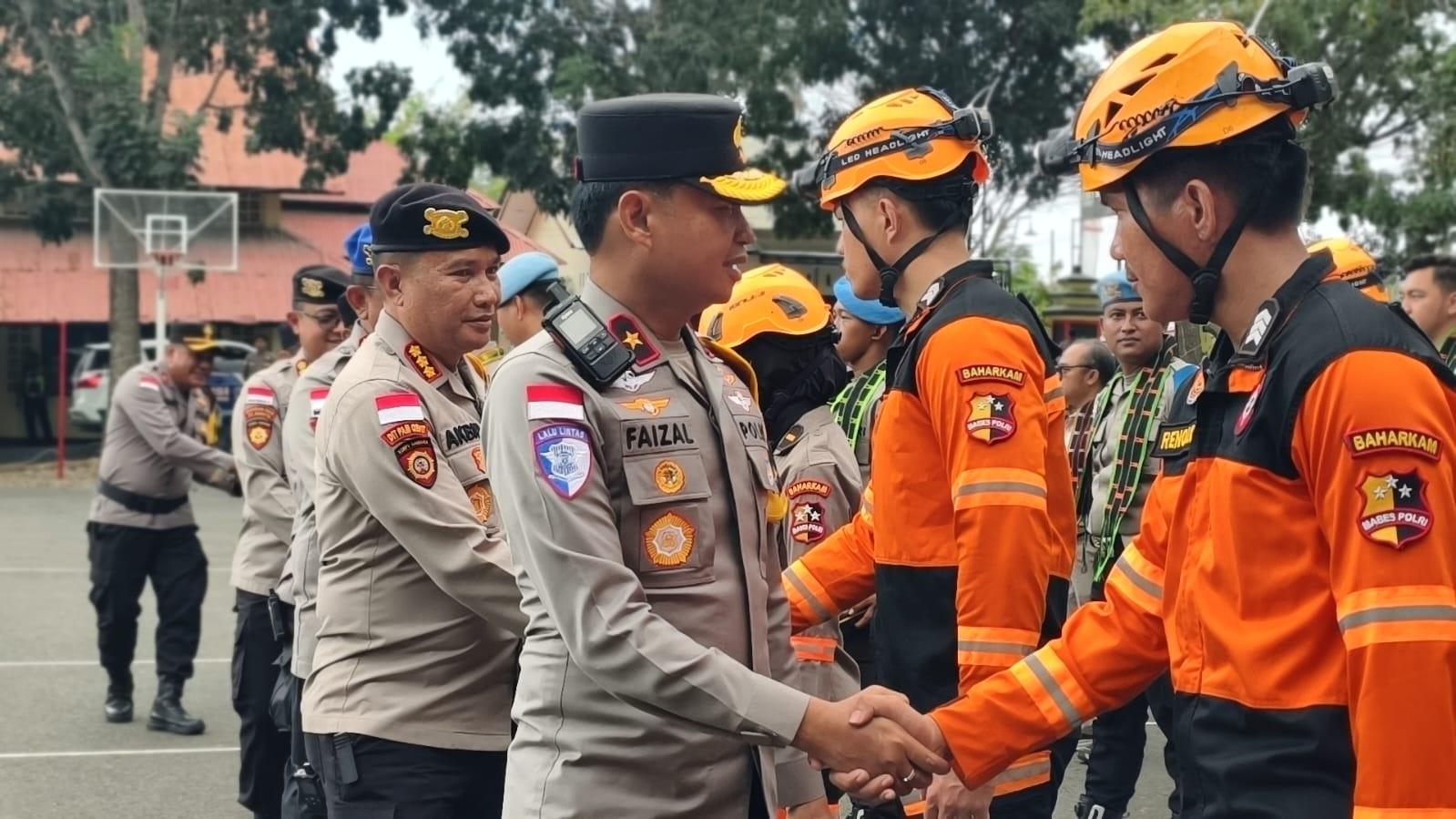 Usai 14 Hari Bertarung di Zona Gempa Flores, 51 Personel Elite Mabes Polri Dilepas dari Labuan Bajo