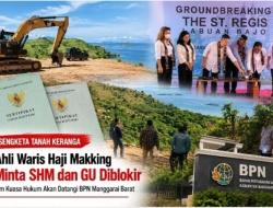 Santosa Kadiman Pengelola Hotel St. Regist, Irene Naput, dan Johanis Naput Digugat Sengketa Waris 16 Ha di Keranga