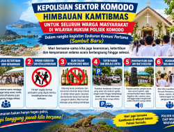 Kapolsek Komodo Imbau Warga Jaga Kamtibmas Saat Gelar Acara Komuni Pertama