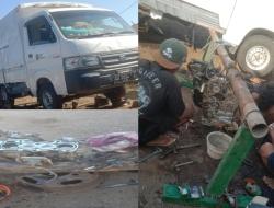 Mobil Operasional SPPG Noa Rusak Parah, Pemilik Desak CV Langke Tehong Bertanggung Jawab