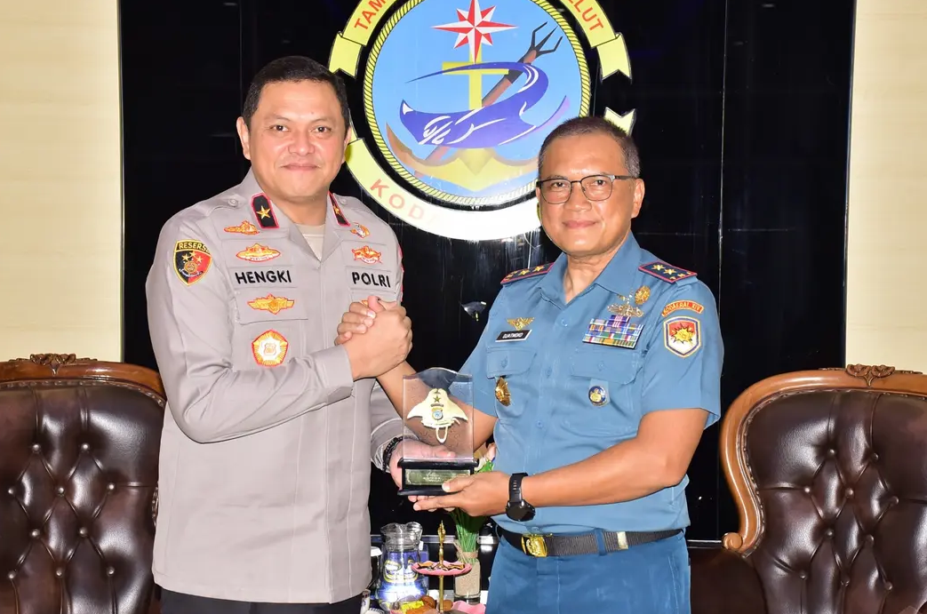 Perkuat Stabilitas Papua Barat Daya, Kodaeral XIV Sorong dan Polda Tingkatkan Sinergi