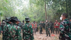 TNI Perkuat Operasi Pemadaman Karhutla di Ketapang